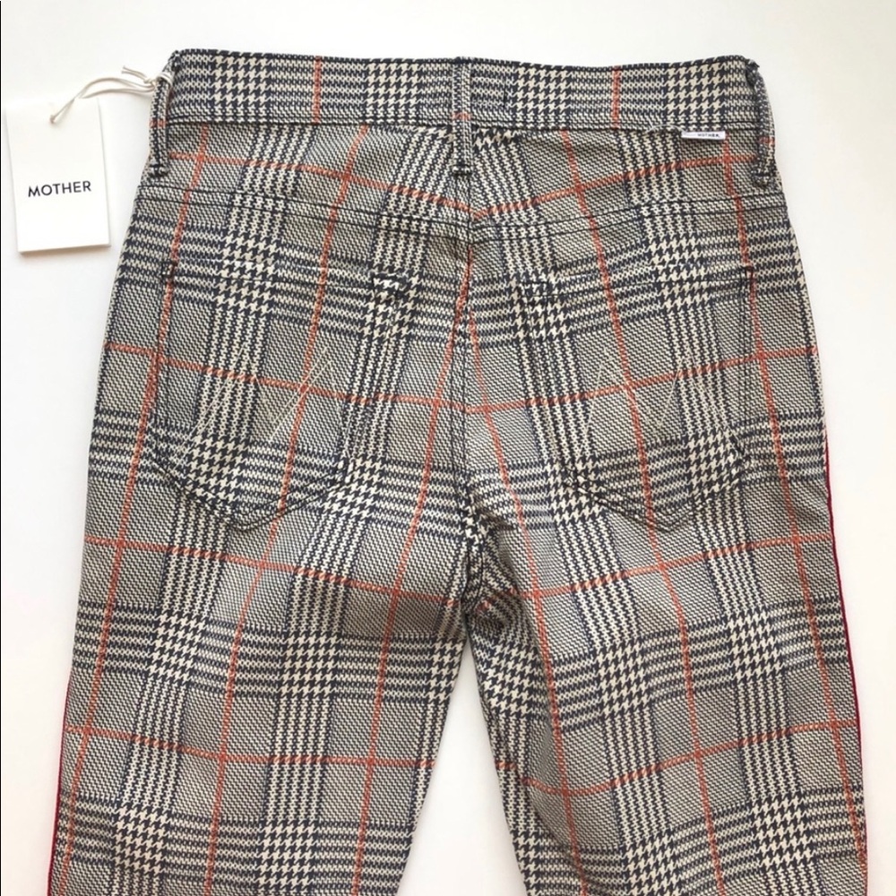 Mother Jeans Insider Plaid Ankle Pants New 25 - Picture 7 of 7